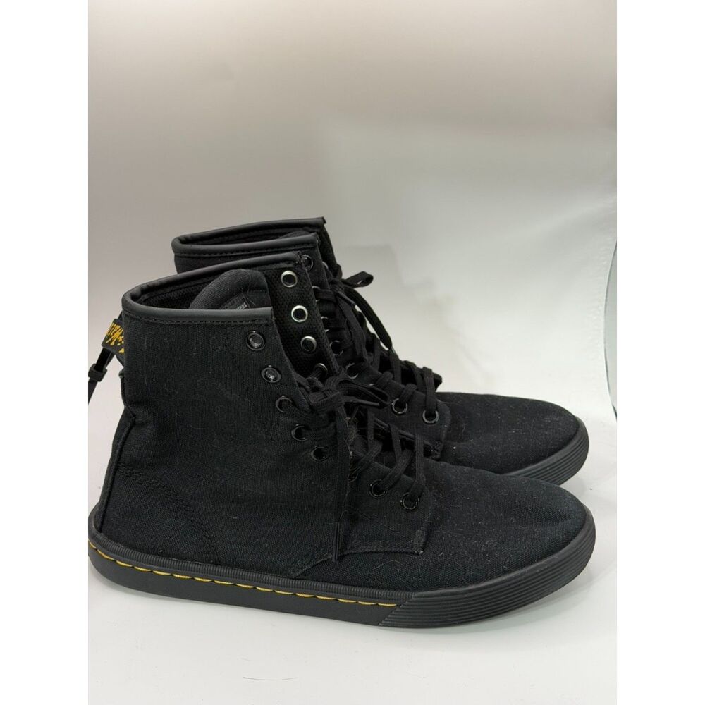 Dr. Martens Sheridan Women's 7 Black Canvas High Top Lace Up Sneakers